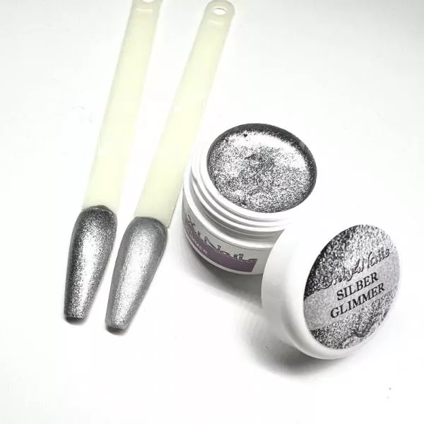 Farbgel Silber Glimmer 5ml für deine Nails Farbgel Silber Glimmer 5ml für deine Nails
